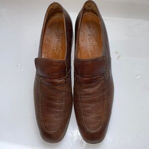 Vintage Bally of Switzerland Marlon brown leather slip on loafers